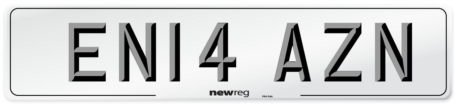 EN14 AZN Number Plate from New Reg
